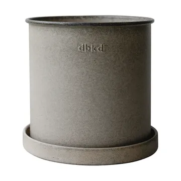 小号花盆 2件装 - 米色 - DBKD