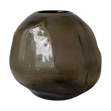 鹅卵石花瓶 棕色 - 大号_Ø28cm - DBKD