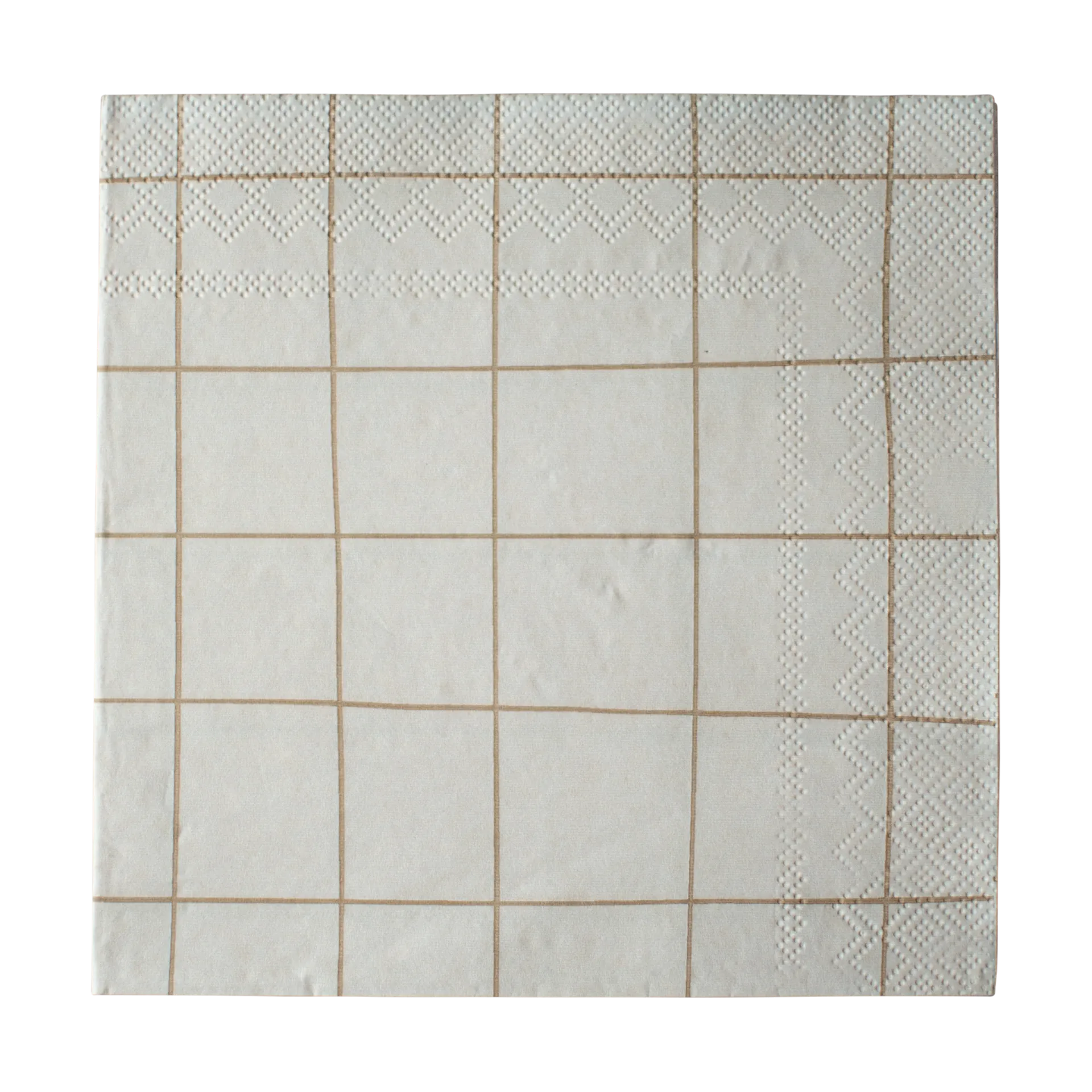方形纸巾33x33cm 20件装, 奶油色 DBKD