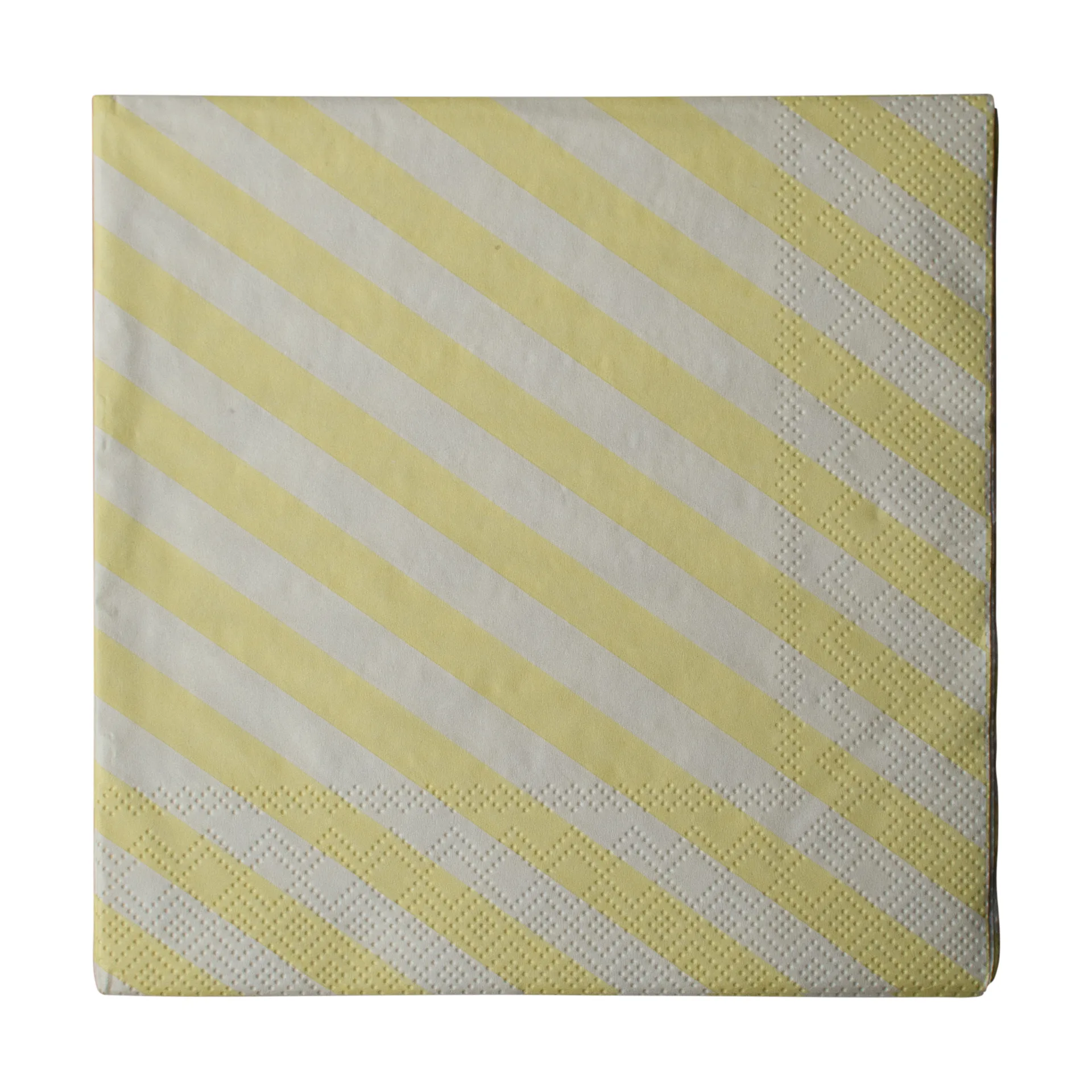 条纹纸巾33x33cm 20件装, 奶油色 DBKD