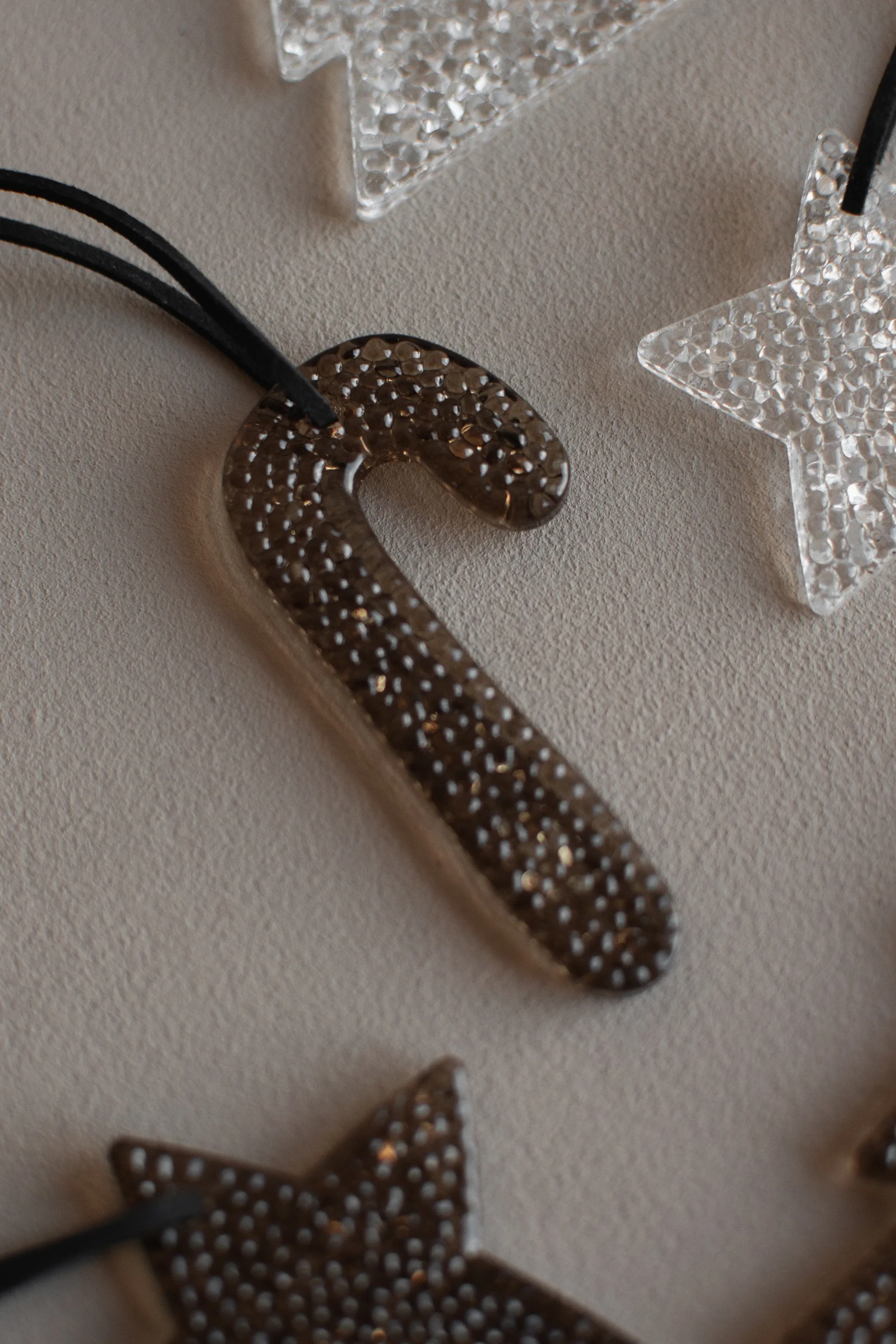 Airy hanging candy cane decorative 装饰品, 褐色 DBKD