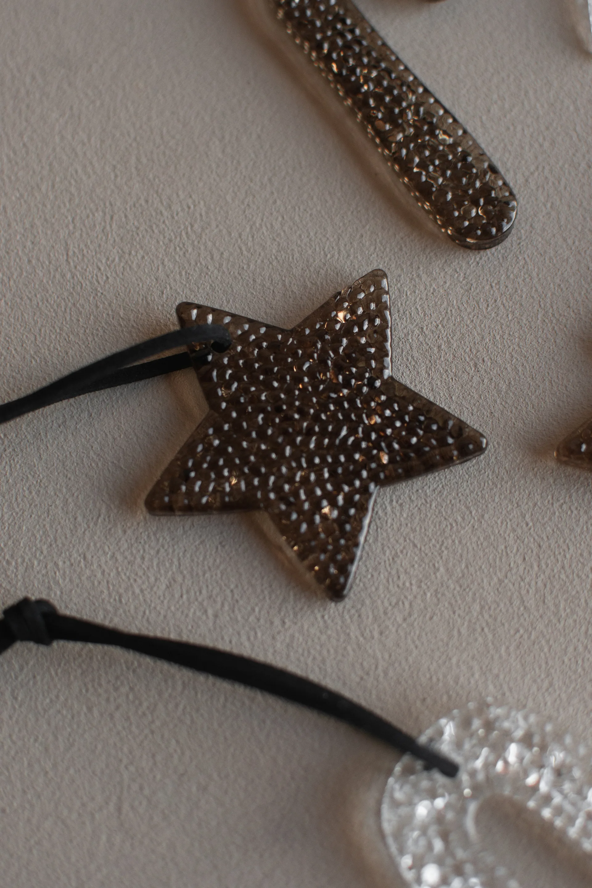 Airy hanging star decorative 装饰品, 褐色 DBKD