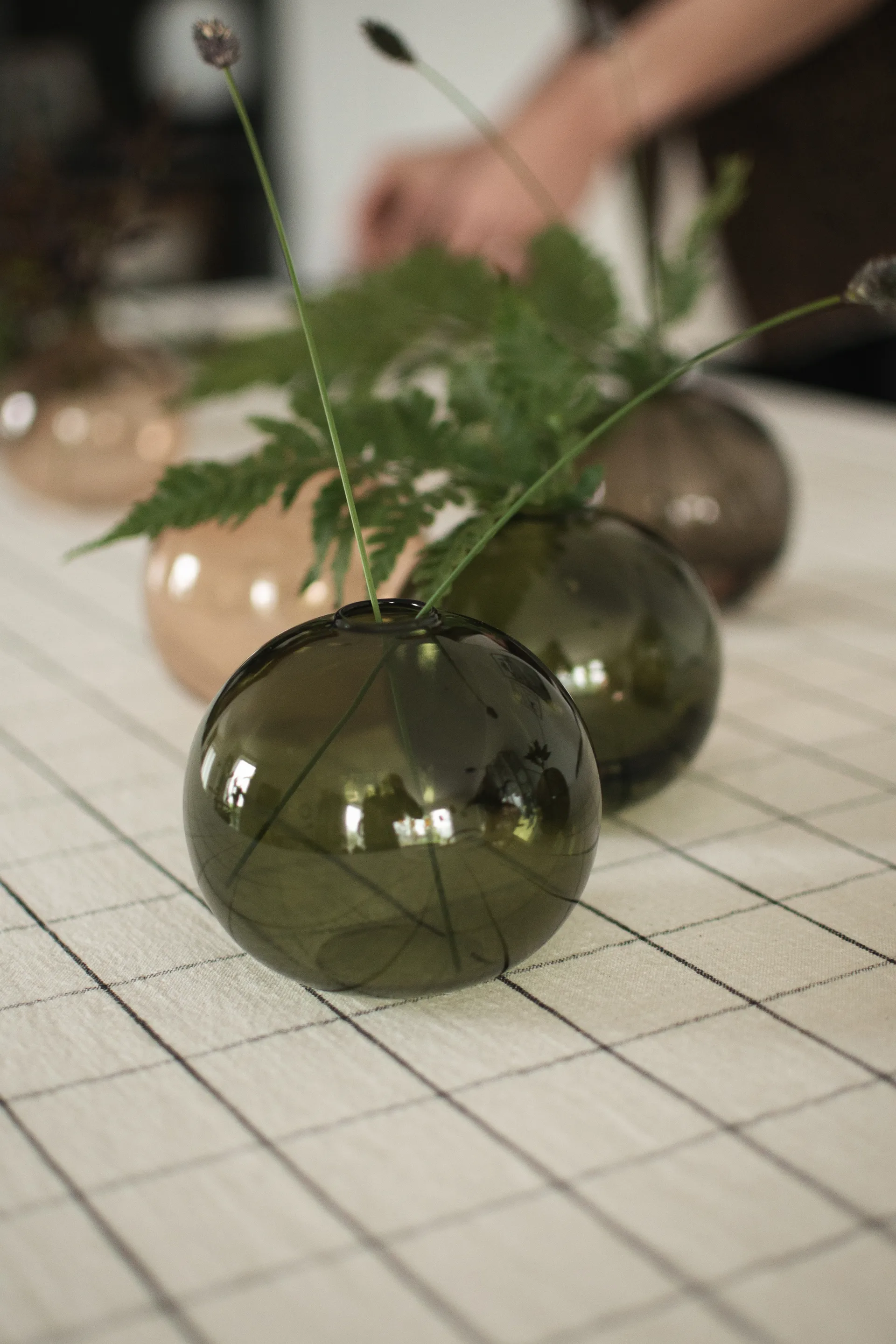 Ball 花瓶 Ø10 cm, 绿色 DBKD