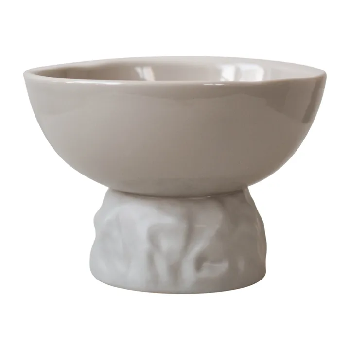 Base 不规则花盆 Ø20cm - 鼹鼠色 - DBKD