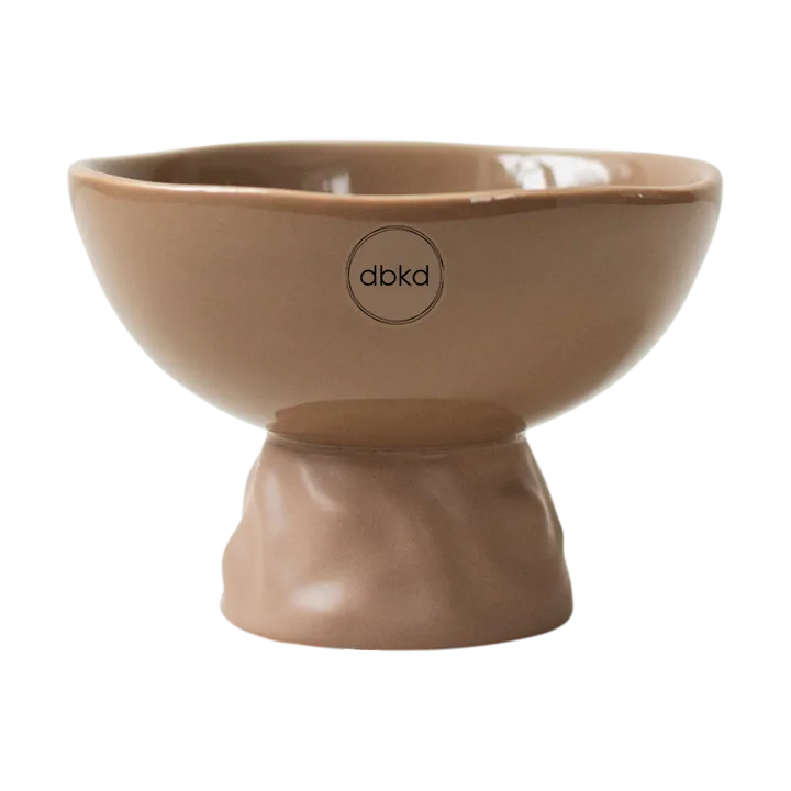 Base Irregular 花盆 S Ø12cm - 牛轧糖色 - DBKD