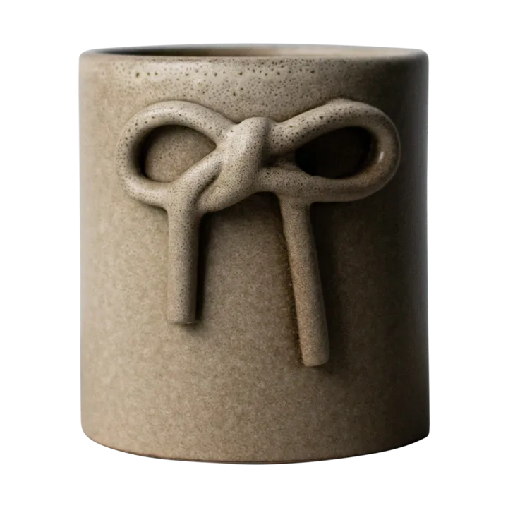 Bow 花盆Ø11cm - 米色 - DBKD