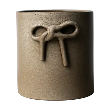 Bow 花盆Ø14cm - 米色 - DBKD