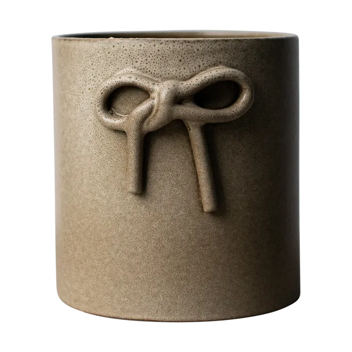 Bow 花盆Ø14cm - 米色 - DBKD