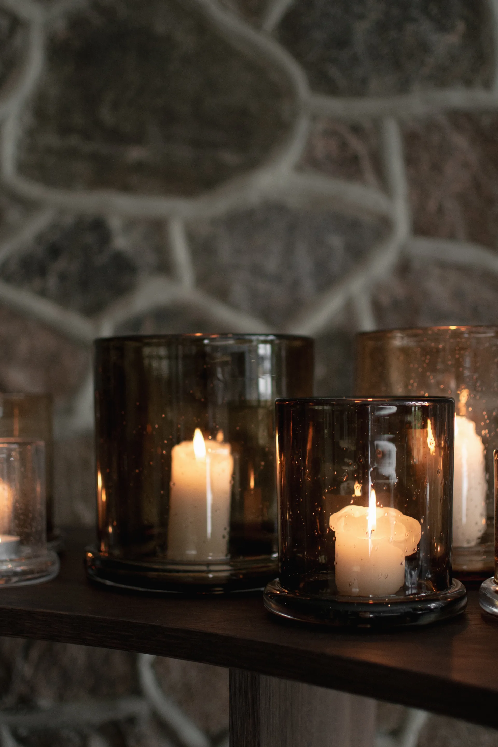 Bubble 烛台 Ø10 cm, 褐色 DBKD