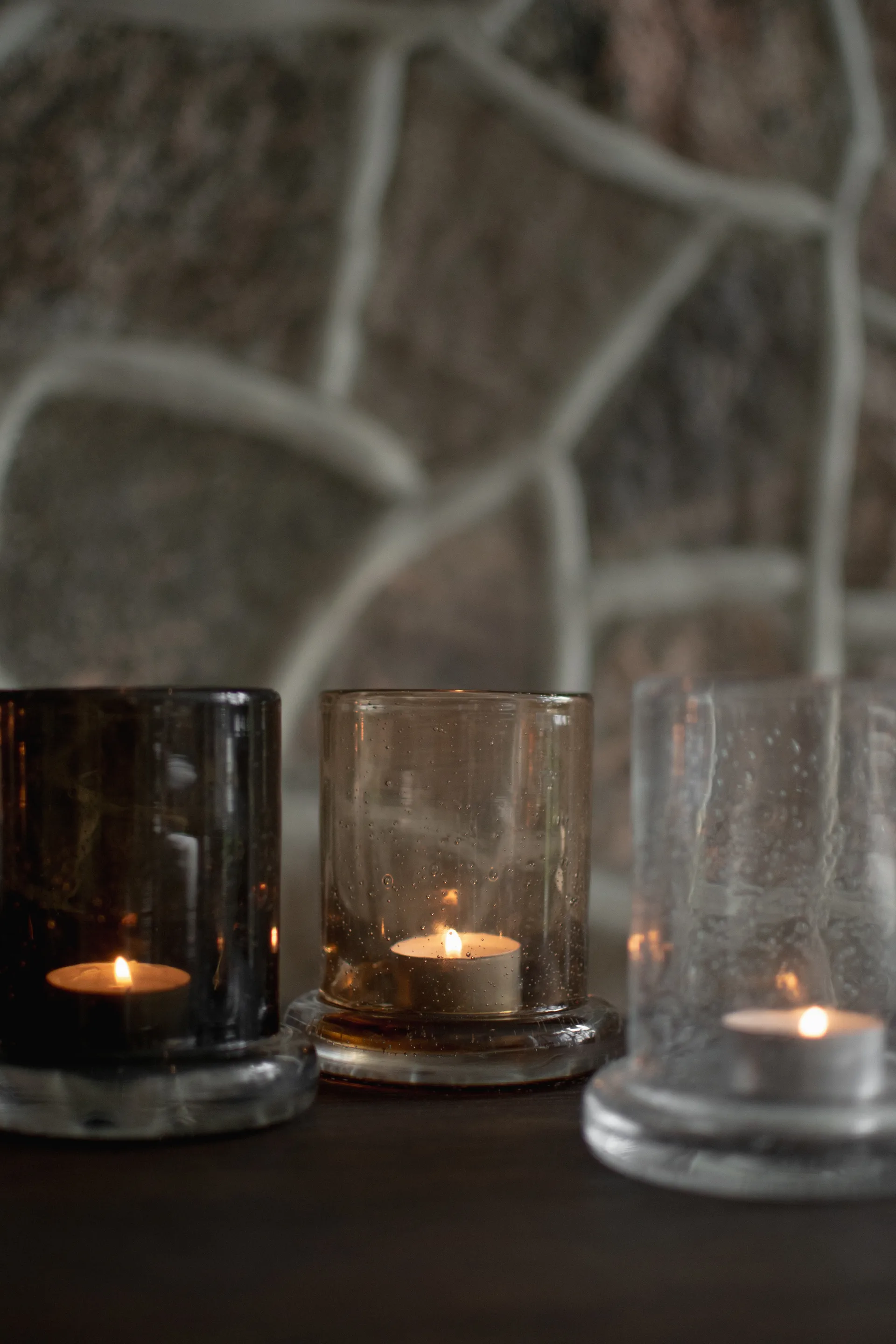 Bubble 烛台 Ø10 cm, 锈红色 DBKD