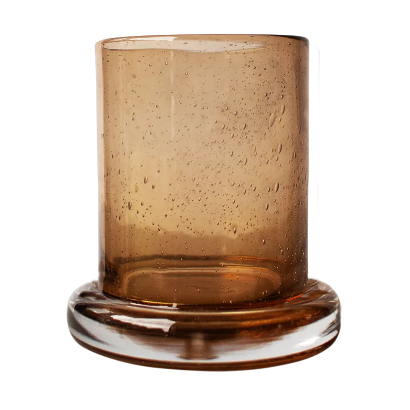 Bubble 茶蜡烛台Ø10cm, 铁锈红 DBKD