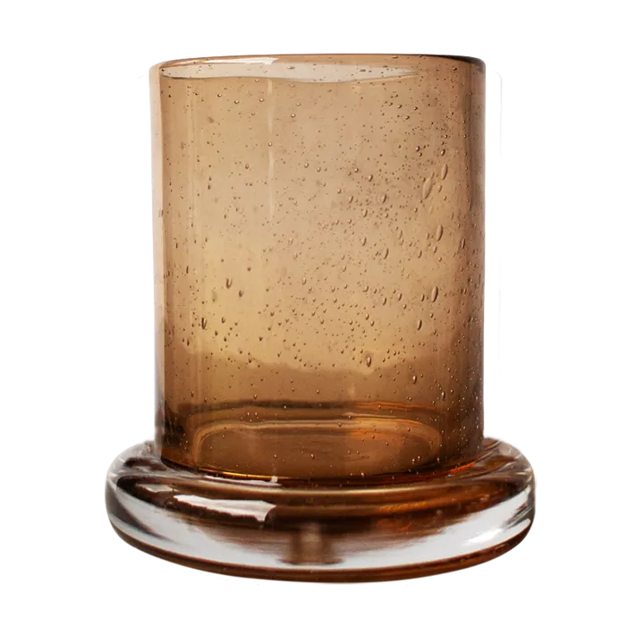 Bubble 茶蜡烛台Ø10cm - 铁锈红 - DBKD