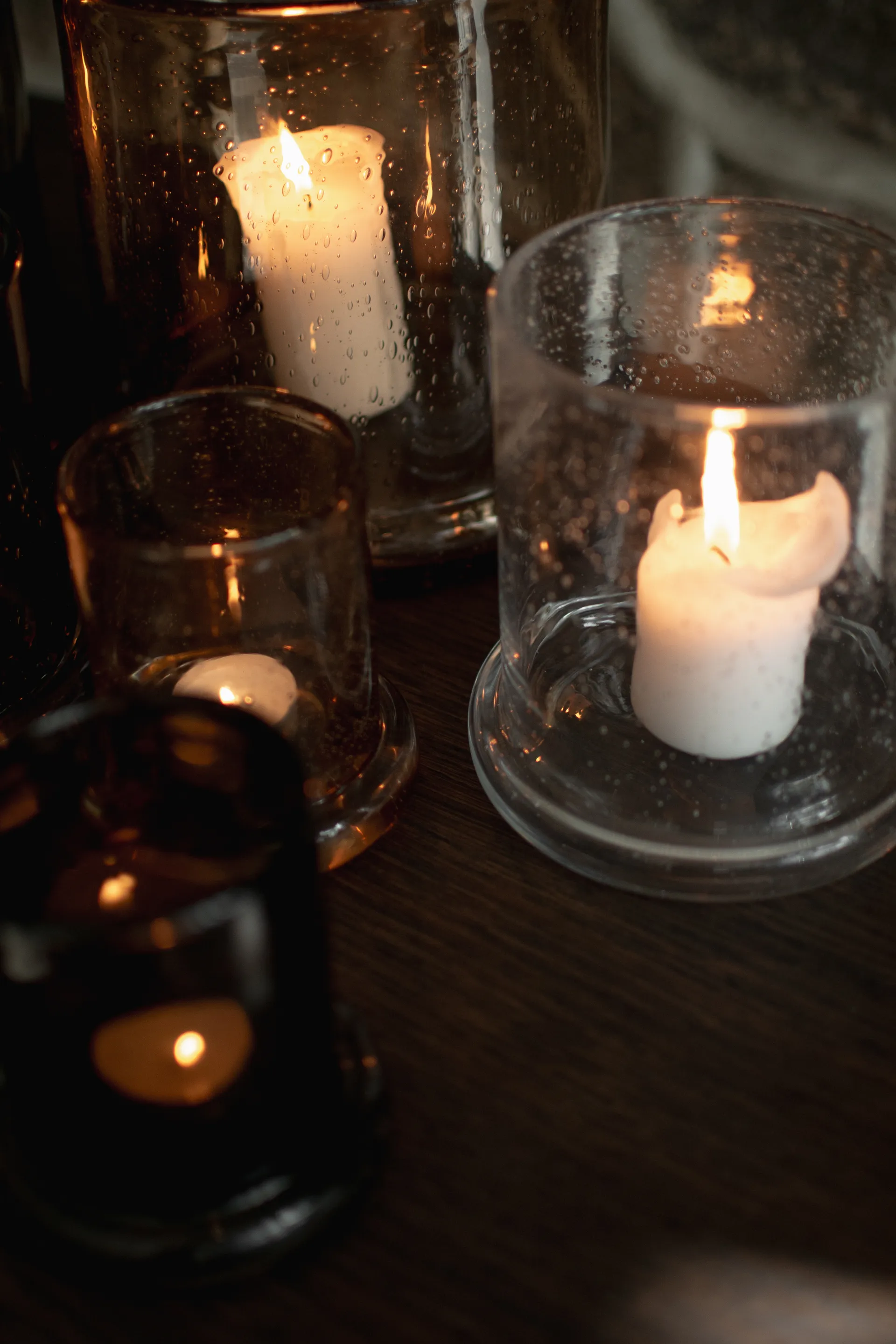 Bubble 烛台 Ø14 cm, 透明 DBKD