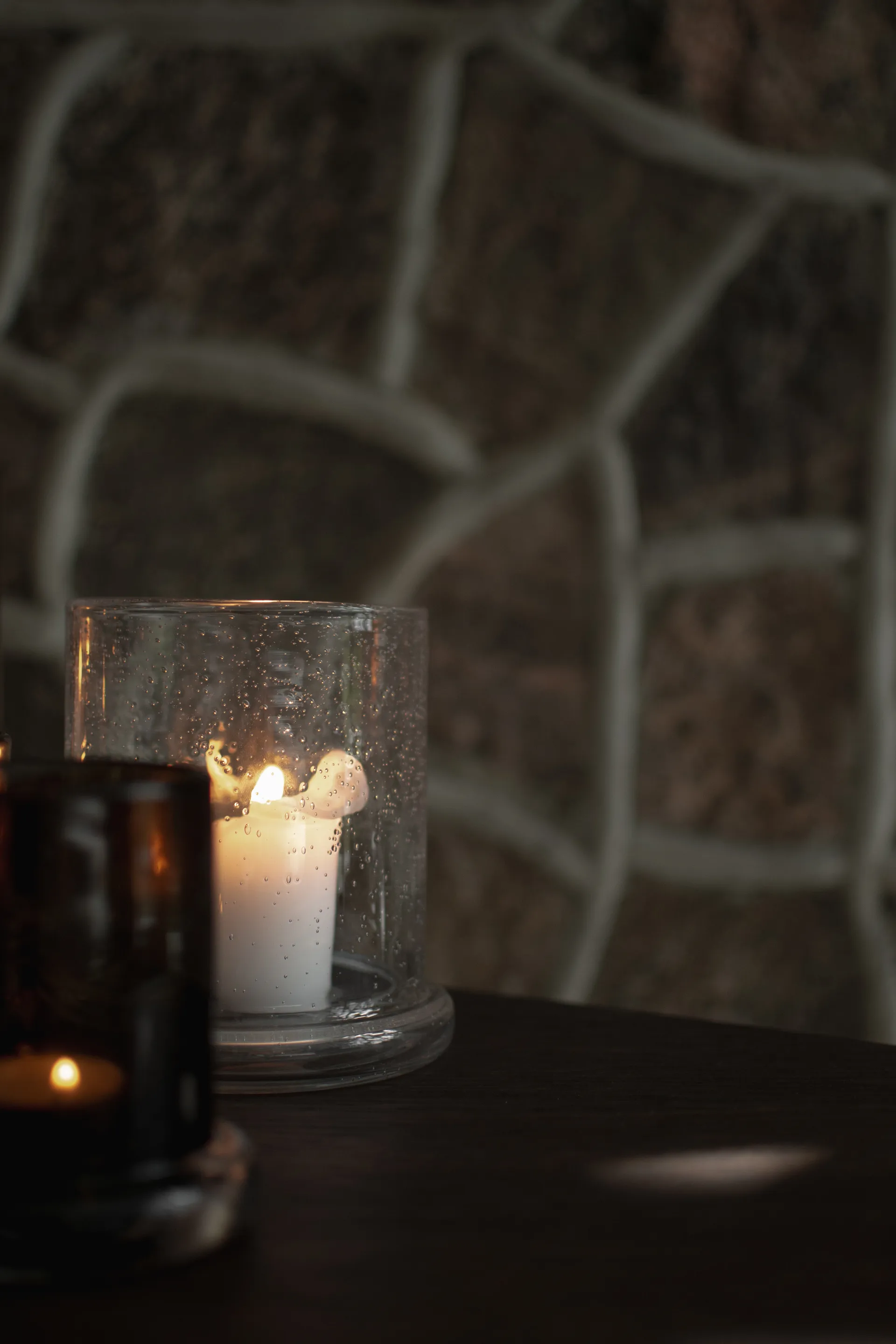 Bubble 烛台 Ø14 cm, 透明 DBKD