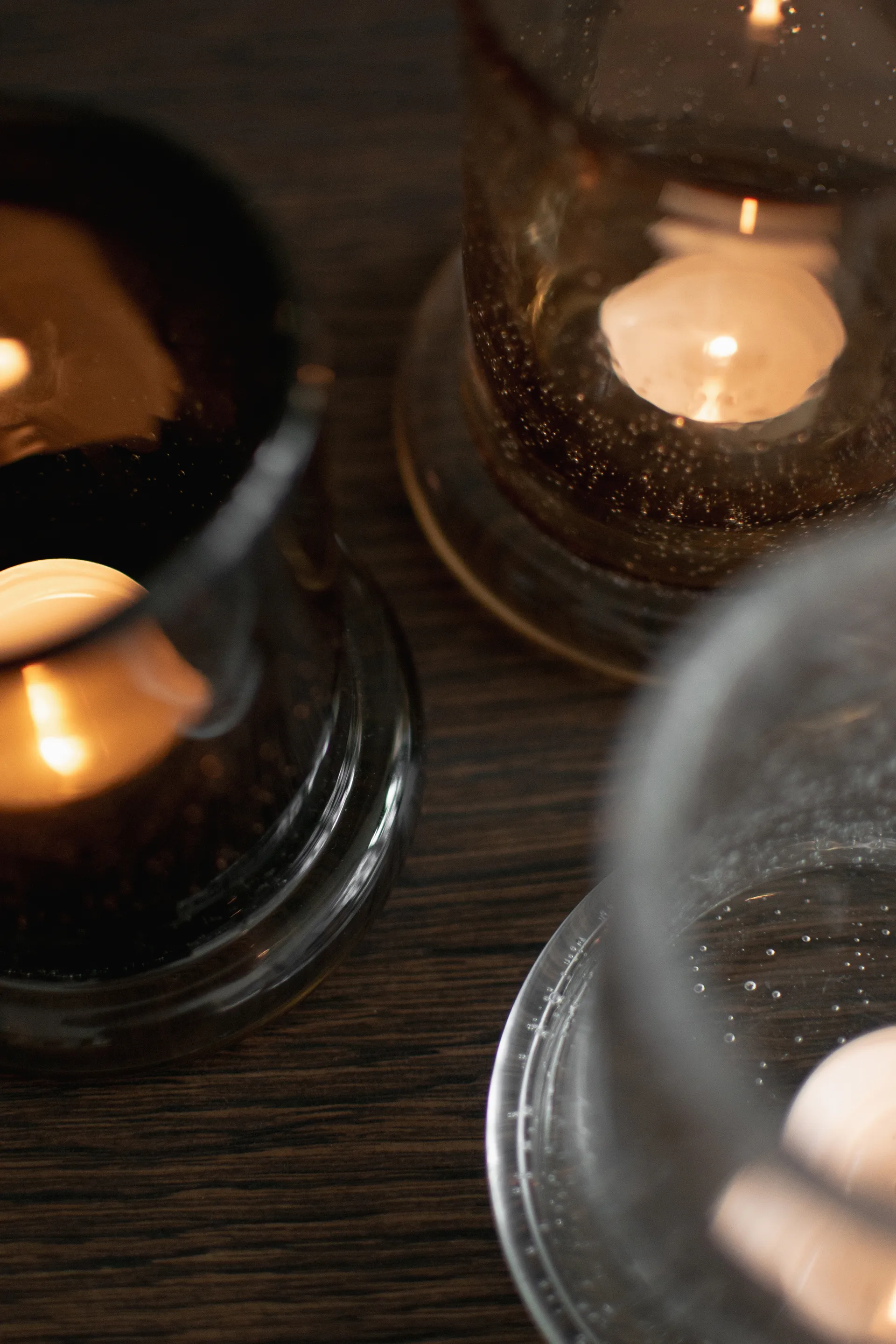 Bubble 烛台 Ø14 cm, 透明 DBKD