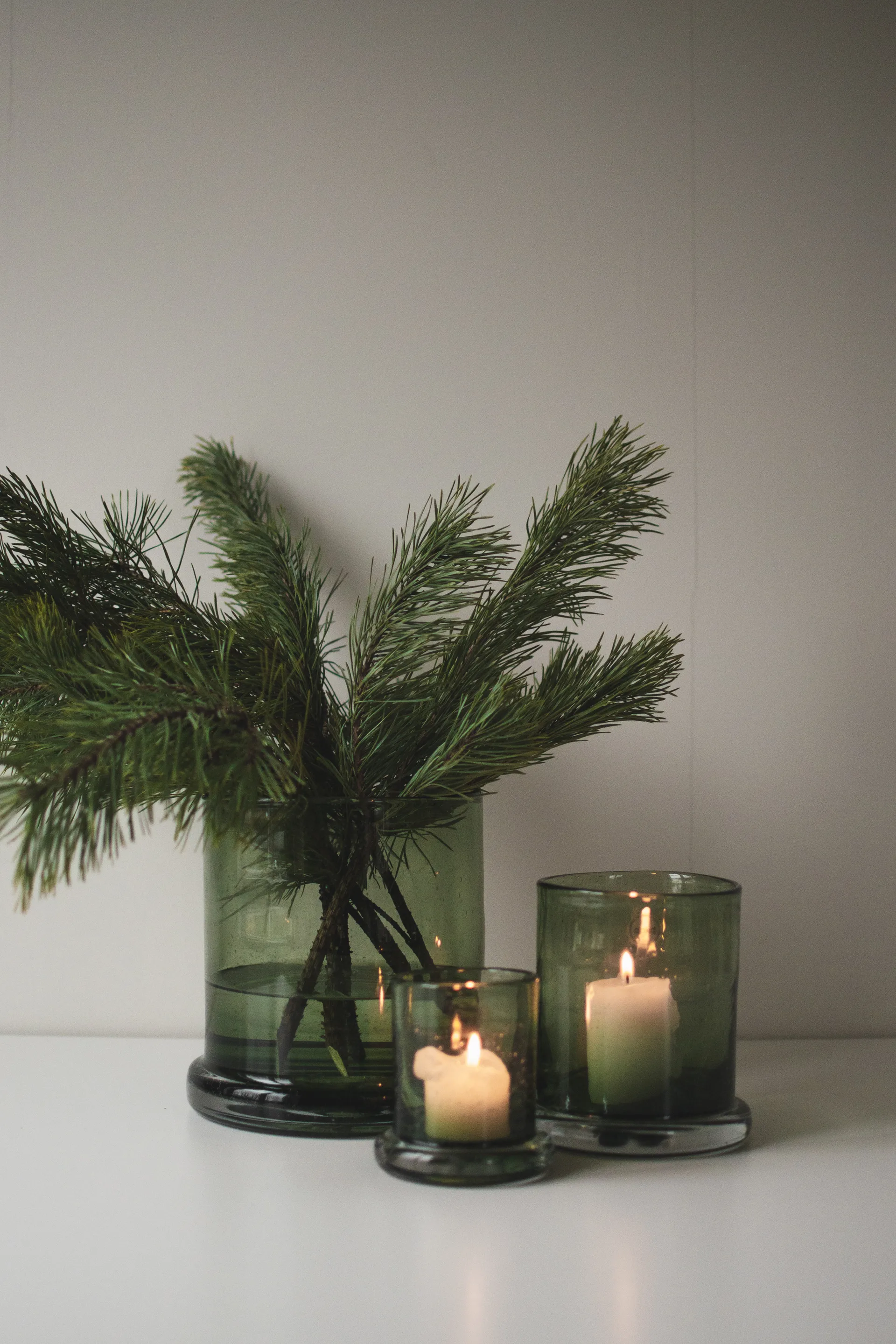 Bubble 烛台 Ø20 cm, 绿色 DBKD