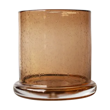 Bubble 茶蜡烛台Ø20cm - 铁锈红 - DBKD