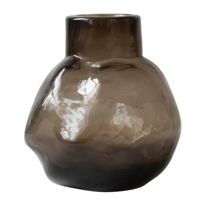 Bunch 迷你花瓶 Ø12cm - 棕色 - DBKD