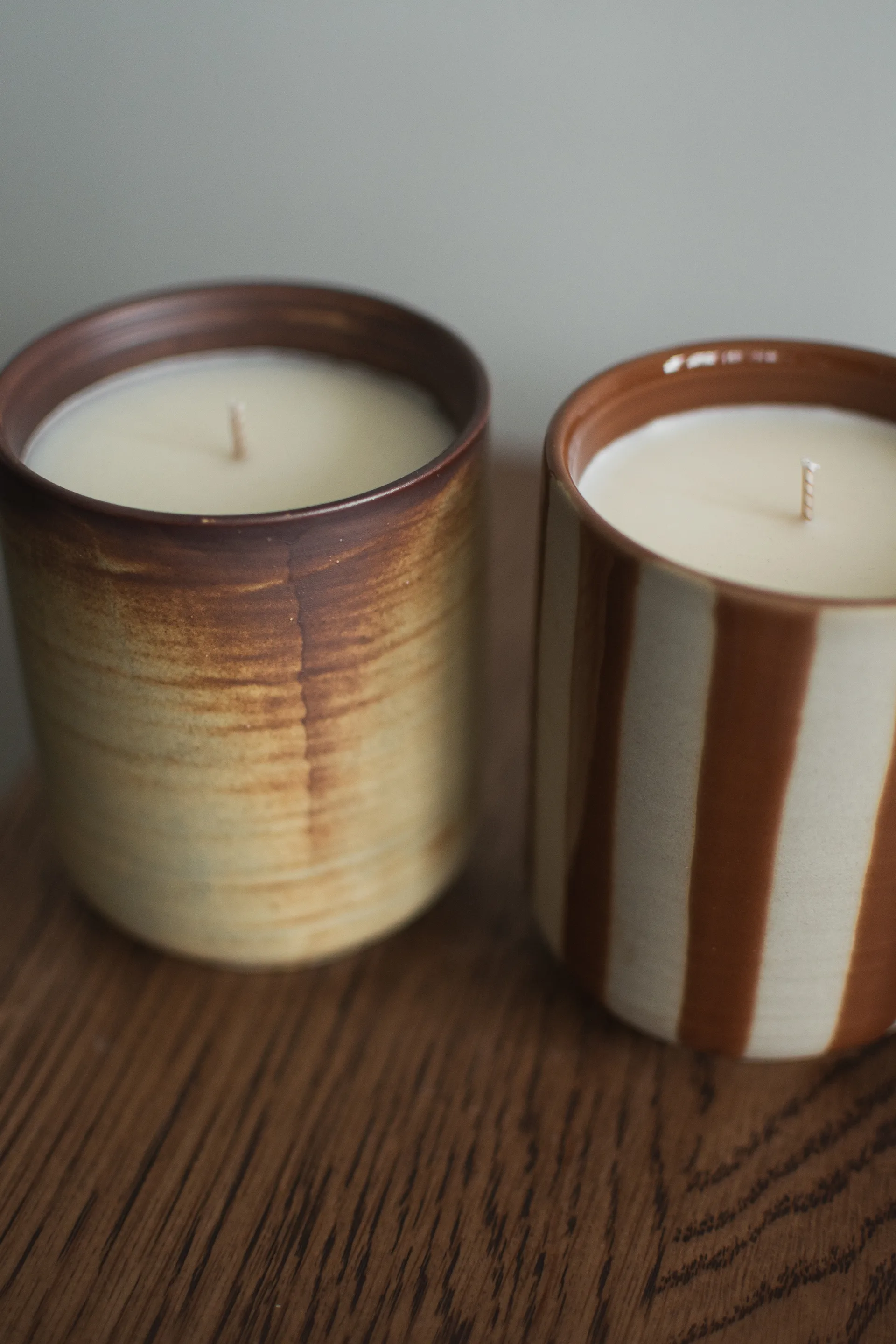 Burn 香薰蜡烛 60 h, 奶油色-褐色 DBKD