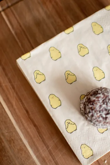 Chubby chicken paper napkins 20件装 - 黄色, 33x33 cm - DBKD