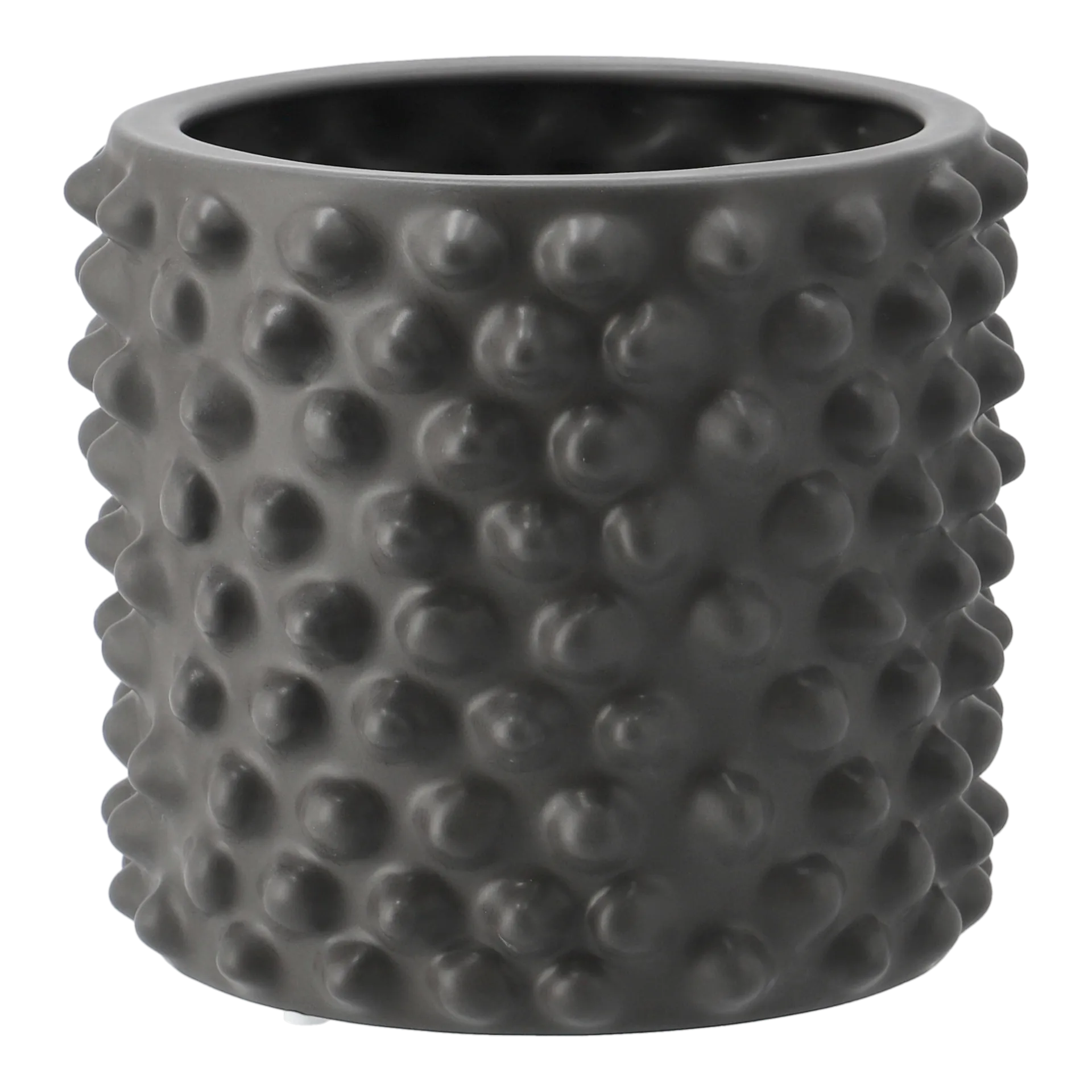 Cloudy pot dark grey, small, Ø 21 cm DBKD