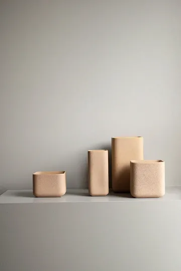 Cube 花盆 大号Ø13cm - 沙色 - DBKD