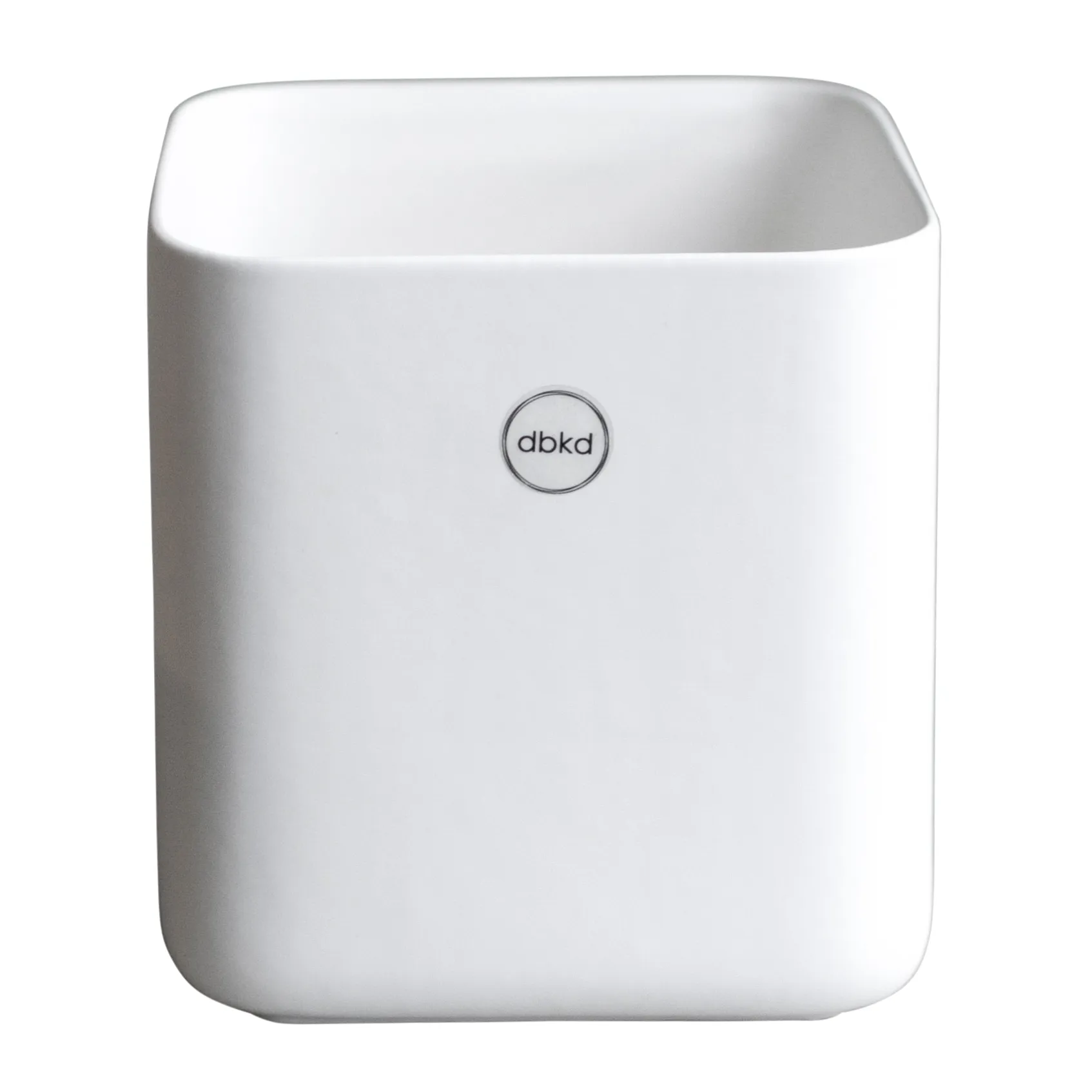 Cube 花盆 小号Ø13cm, 哑光白色 DBKD