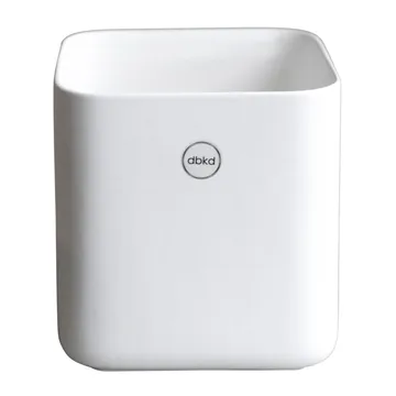Cube 花盆 小号Ø13cm - 哑光白色 - DBKD