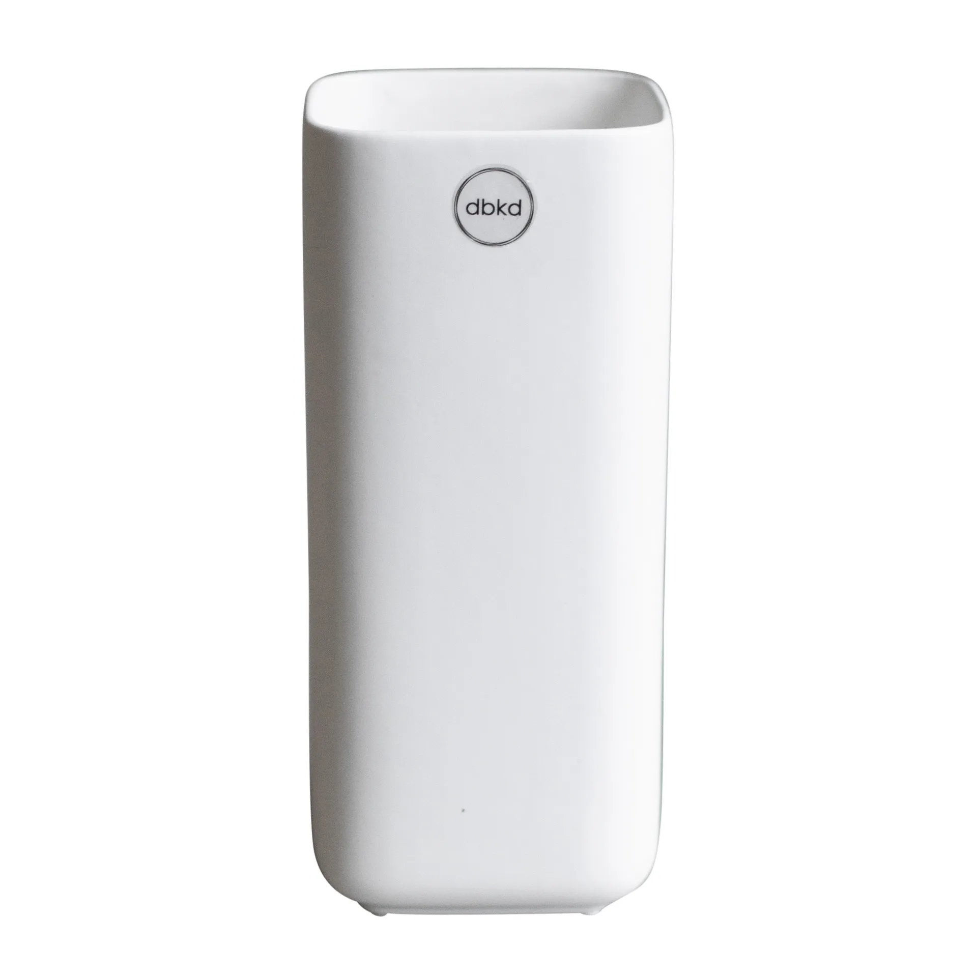 Cube 花瓶 20 cm, Matte 白色 DBKD