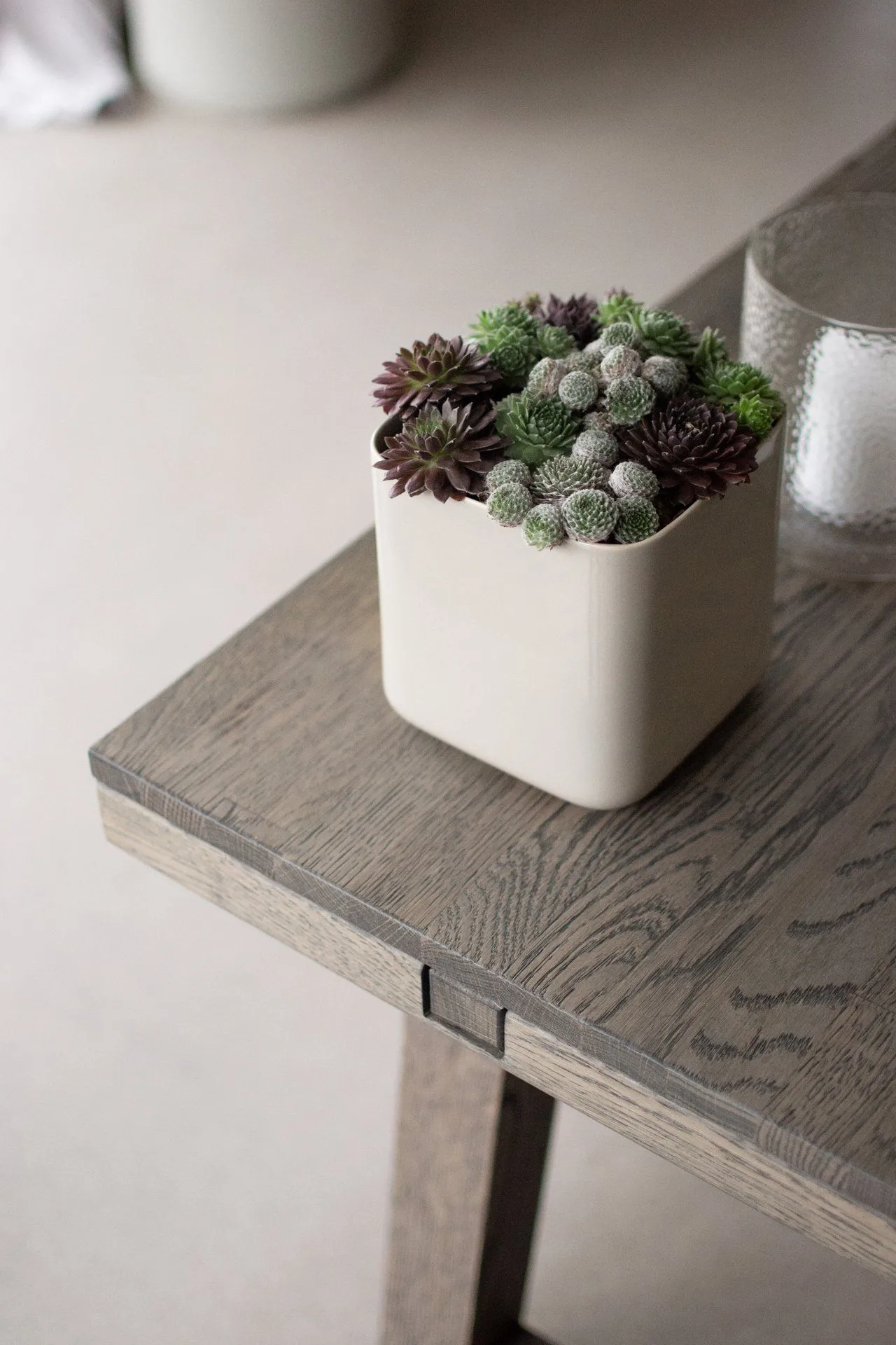 Cube 花盆  small Ø13 cm, Shiny mole DBKD