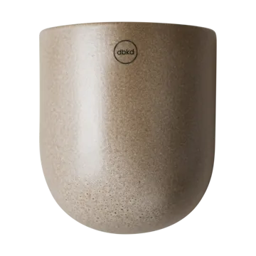 Cut wall-mounted flowerpot beige - 大 17 cm - DBKD