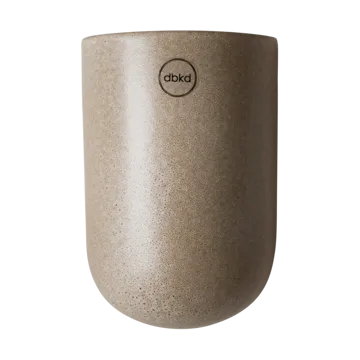 Cut wall-mounted flowerpot beige - Medium 15 cm - DBKD