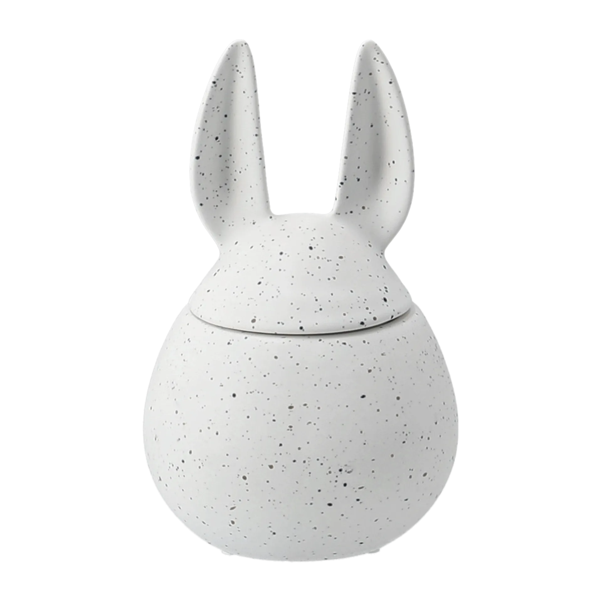 DBKD Eating rabbit 碗 小, 白色 dot DBKD