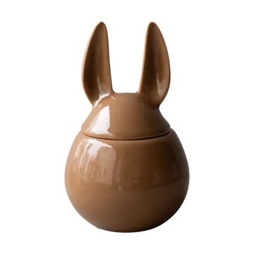 DBKD Eating rabbit 碗 小 - Shiny 牛轧糖棕色 - DBKD