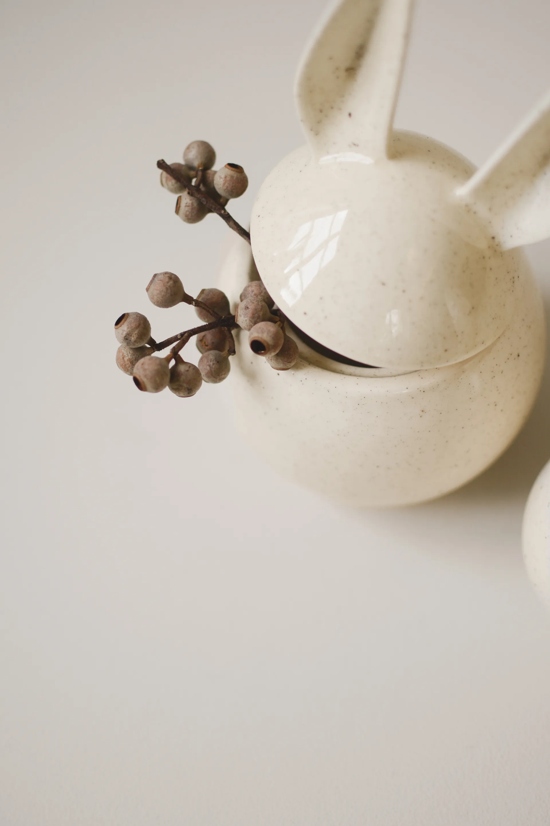 DBKD Eating rabbit 碗 大, 香草色/淡奶油色 DBKD