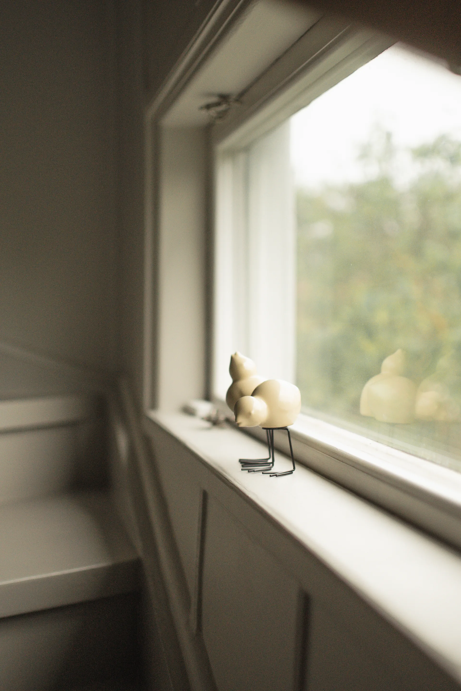 DBKD Swedish Birds 复活节装饰 两件套装, Shiny 黄色 DBKD