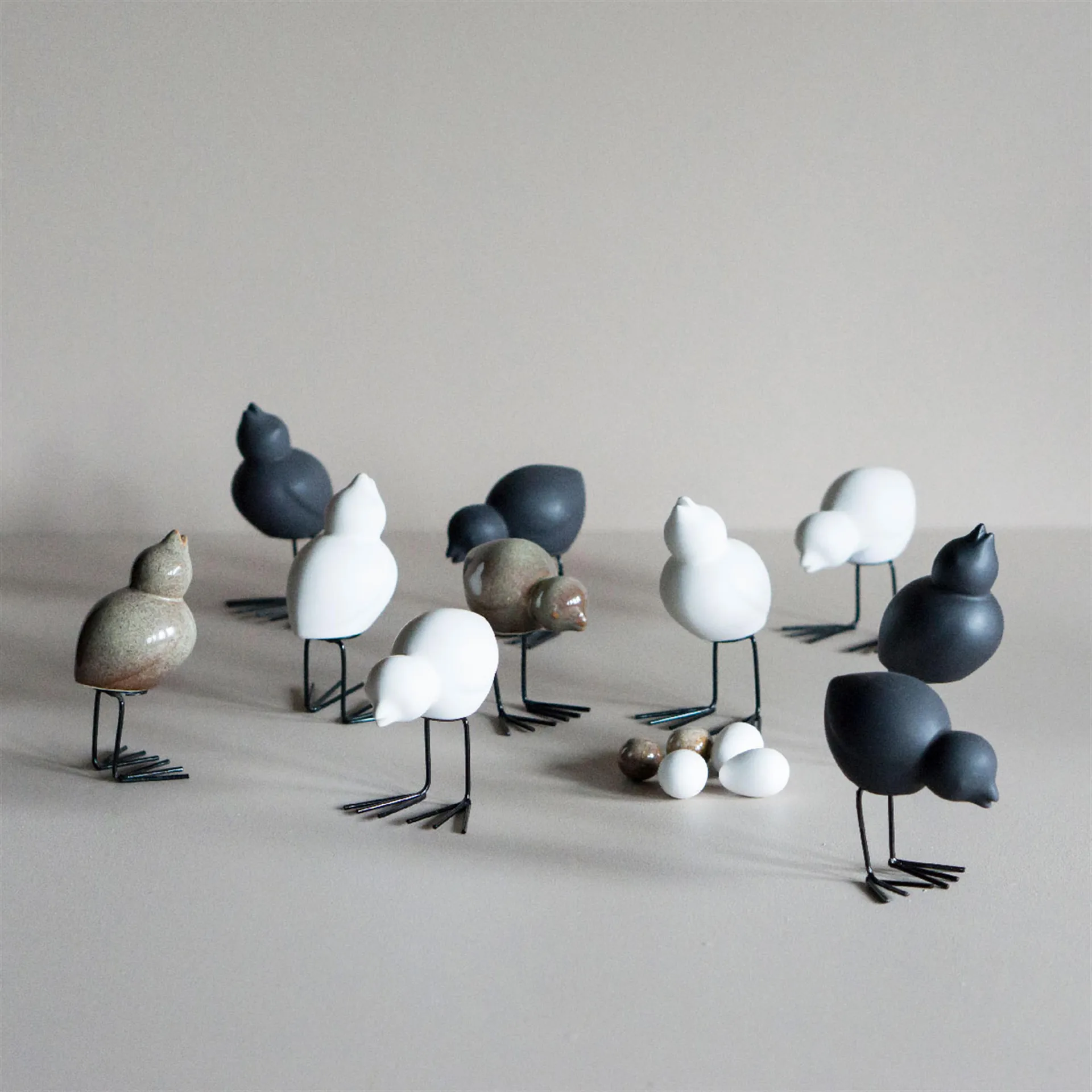 DBKD Swedish Birds 复活节装饰 两件套装,  DBKD