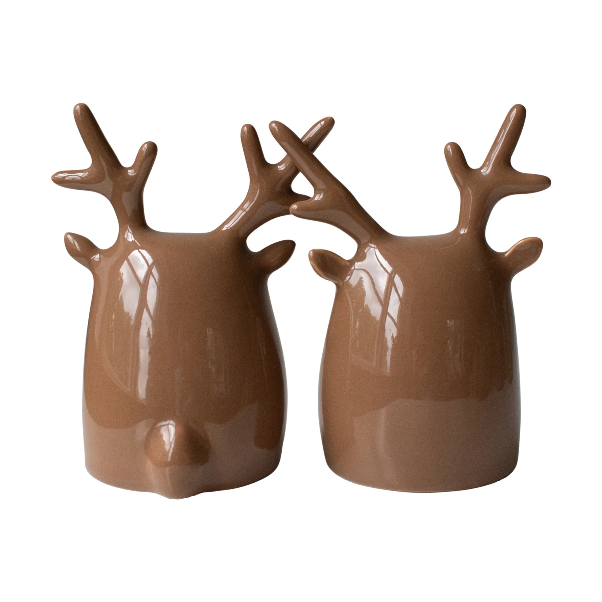 Deer twins 2件, Shiny 牛轧糖棕色 DBKD