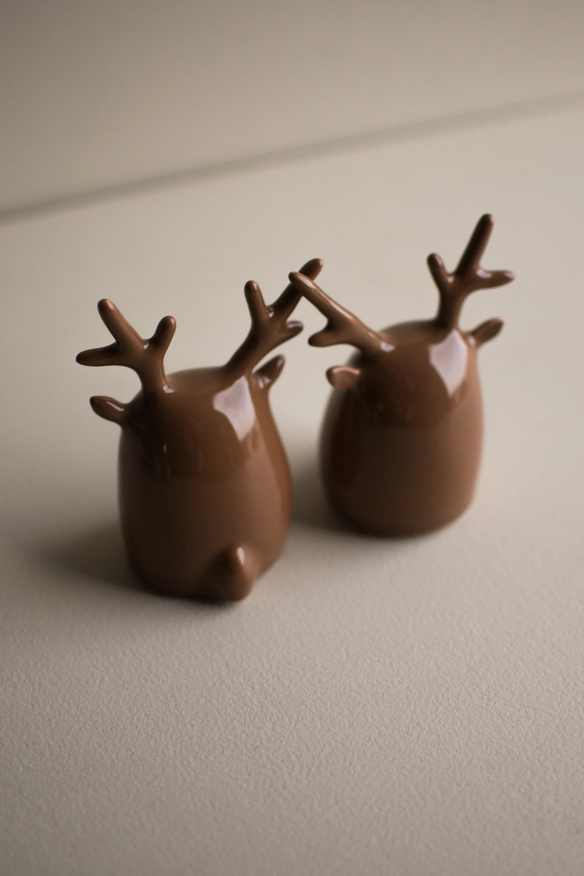 Deer twins 2件, Shiny 牛轧糖棕色 DBKD