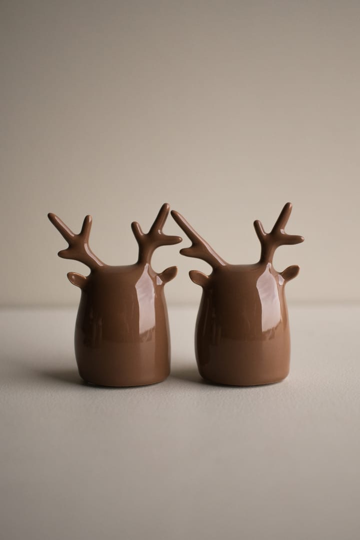 Deer twins 2件, Shiny 牛轧糖棕色 DBKD