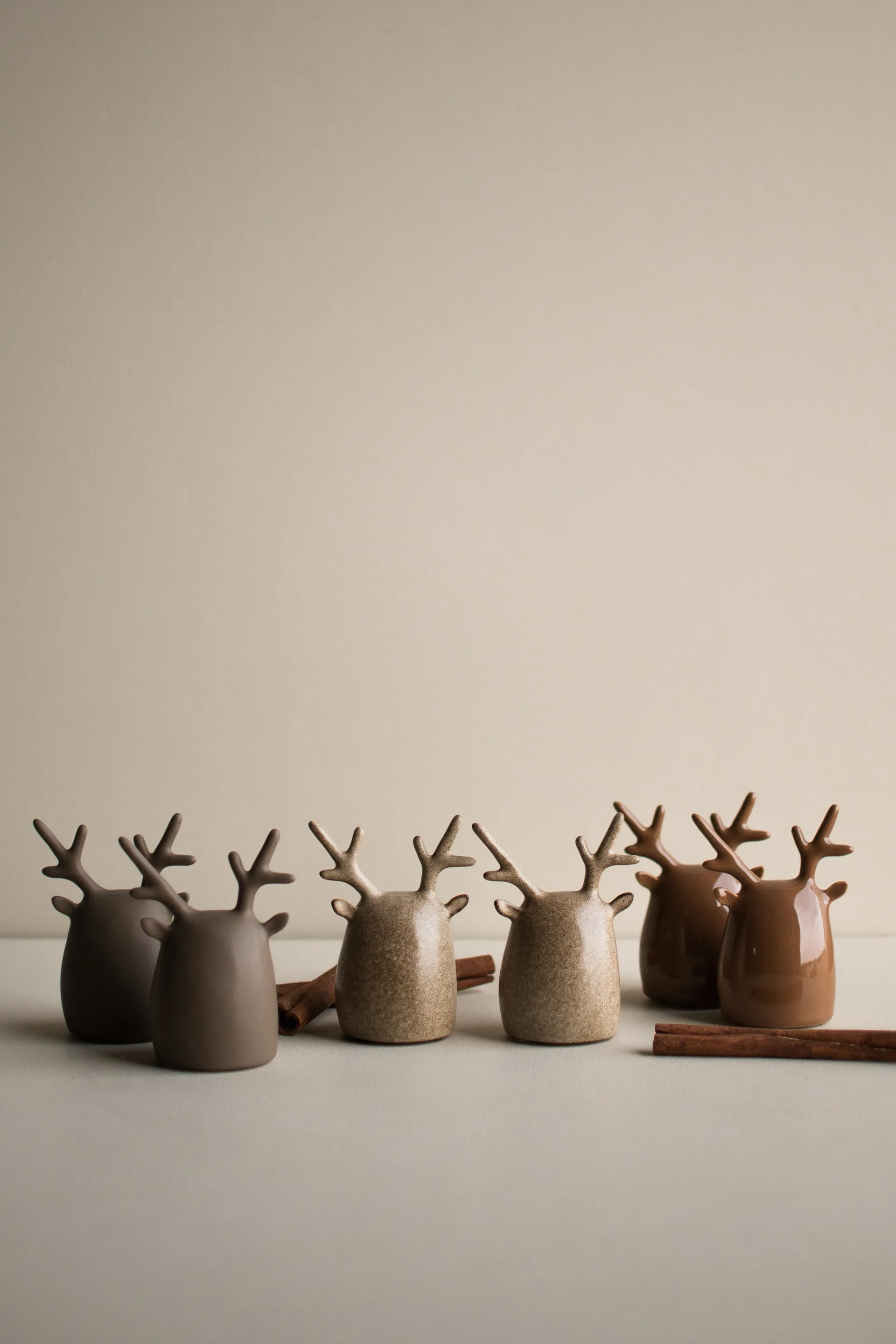 Deer twins 2件, 米色 DBKD