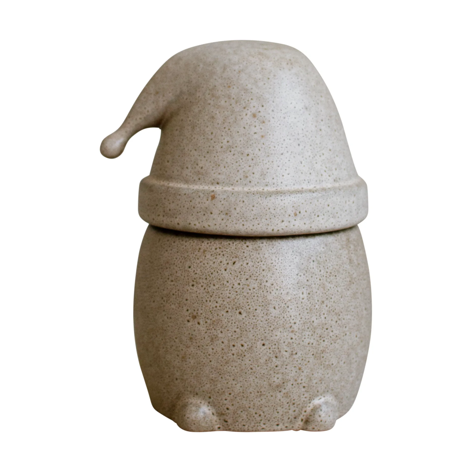 Eating Santa 罐子 （含盖子） 大, 米色 DBKD