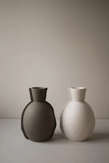 Edge 花瓶 高30cm - 奶油色圆点 - DBKD