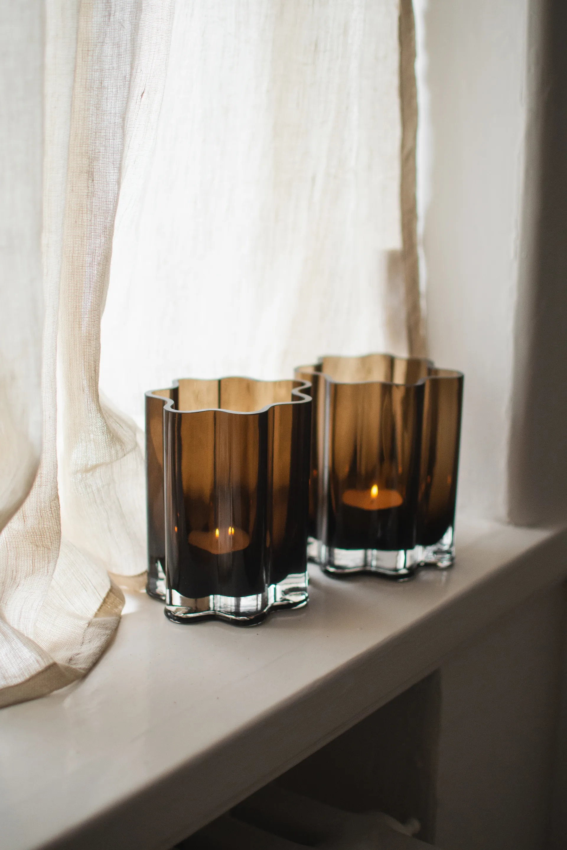 Filter 烛台, 褐色, Ø11.5x13 cm DBKD