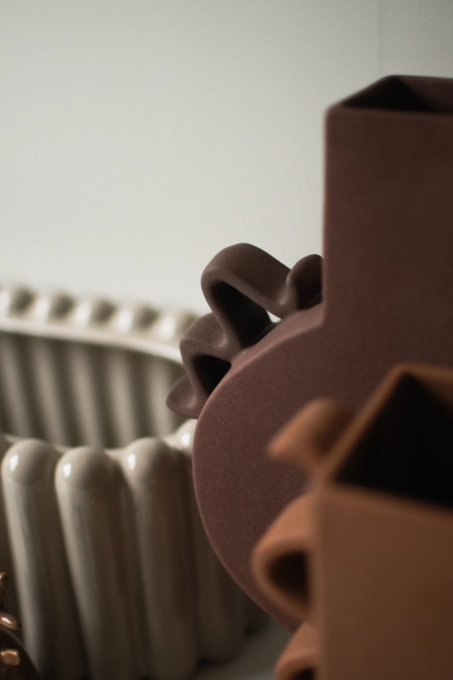 Flat 花瓶 33 cm, 褐色 DBKD