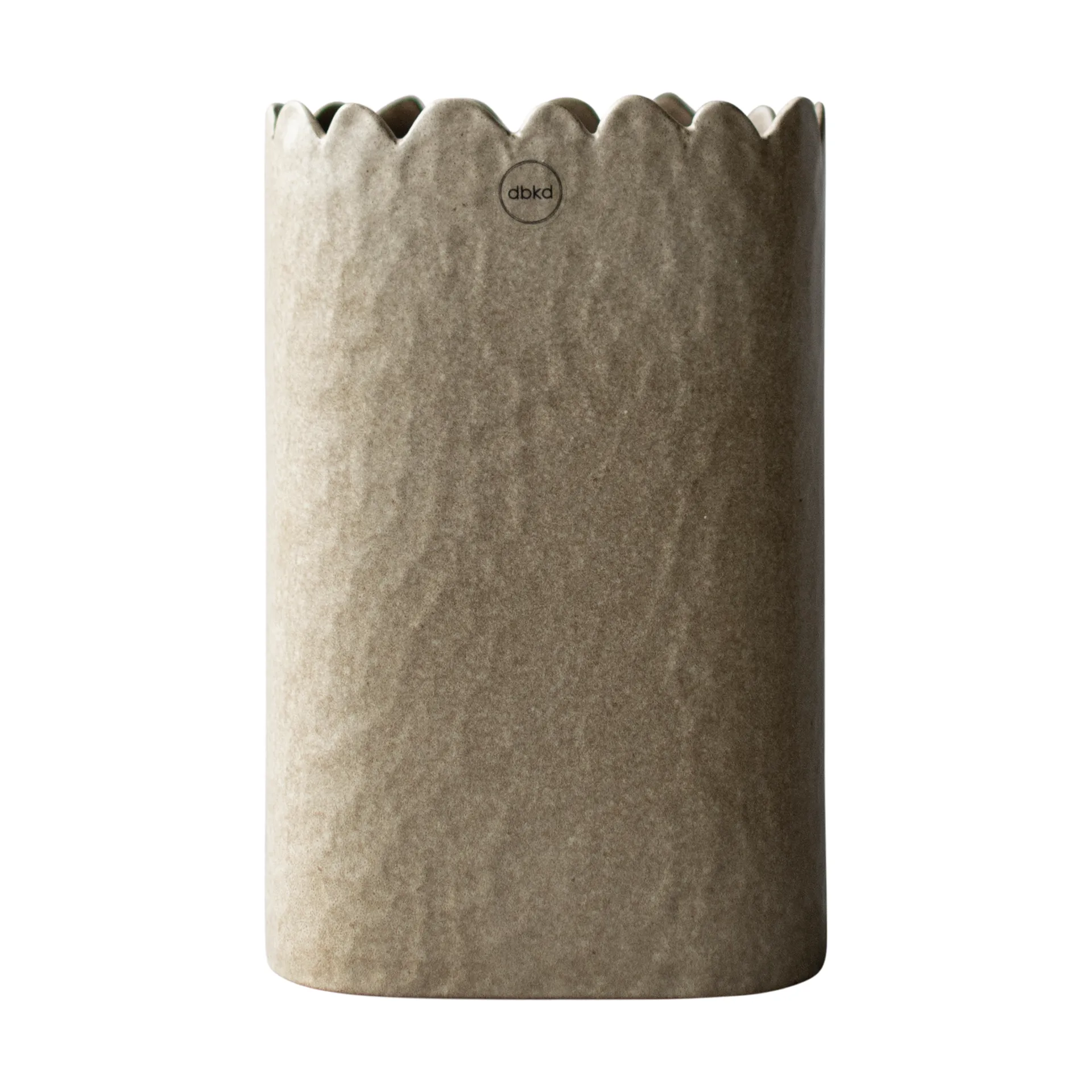 Flowery 花瓶 20 cm, 米色 DBKD