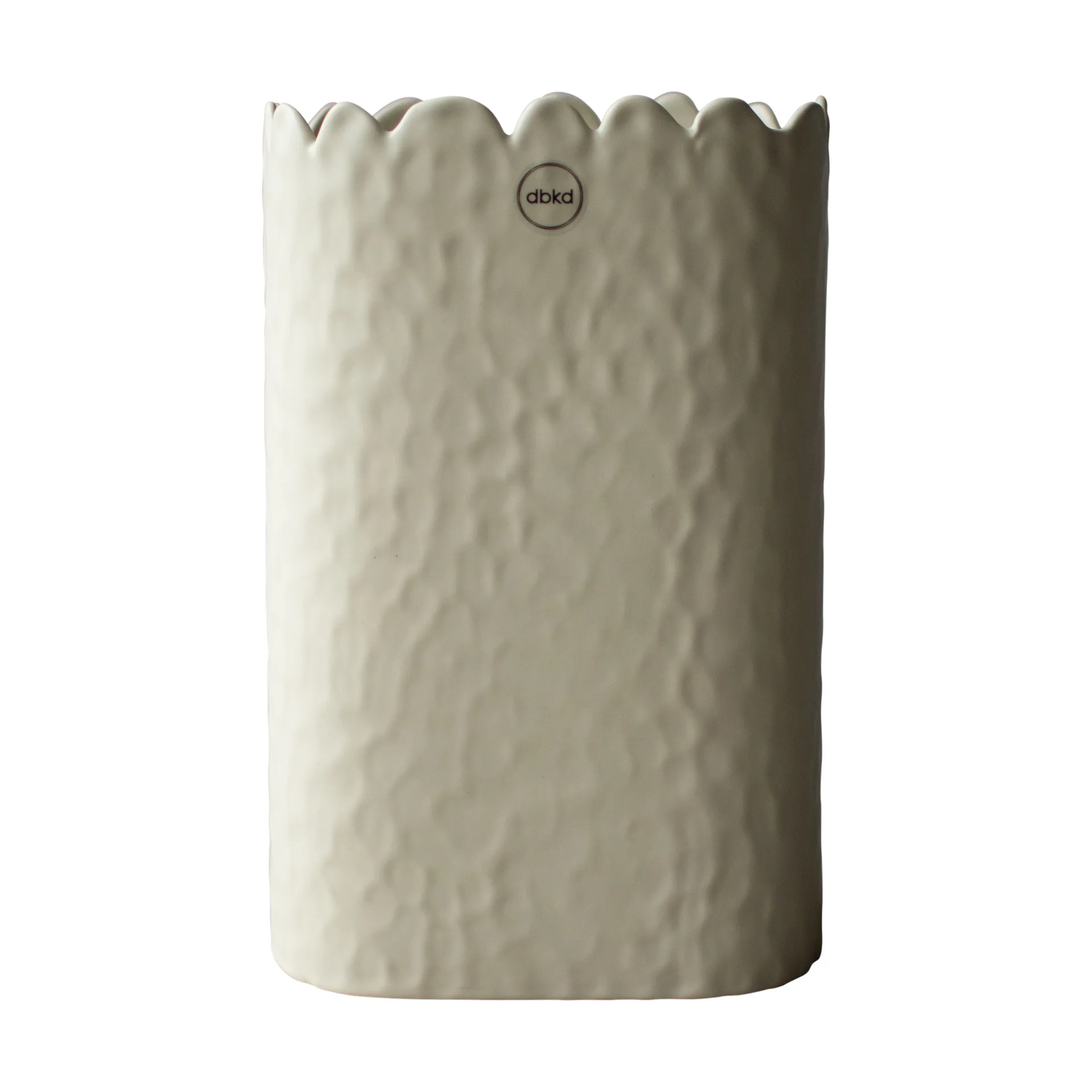 Flowery 花瓶 20 cm, 奶油色 DBKD