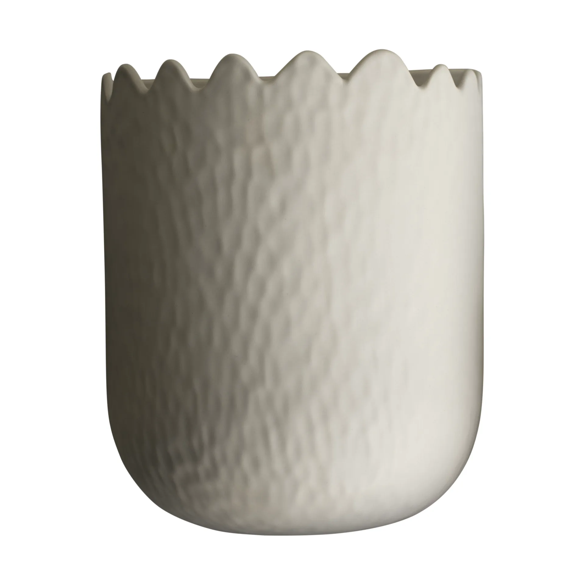 Flowery wall pot 24 cm, 奶油色 DBKD