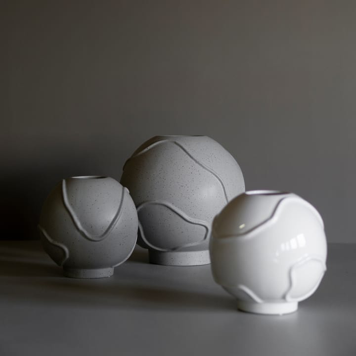 Form 花瓶 Ø18 cm - shiny 白色 - DBKD