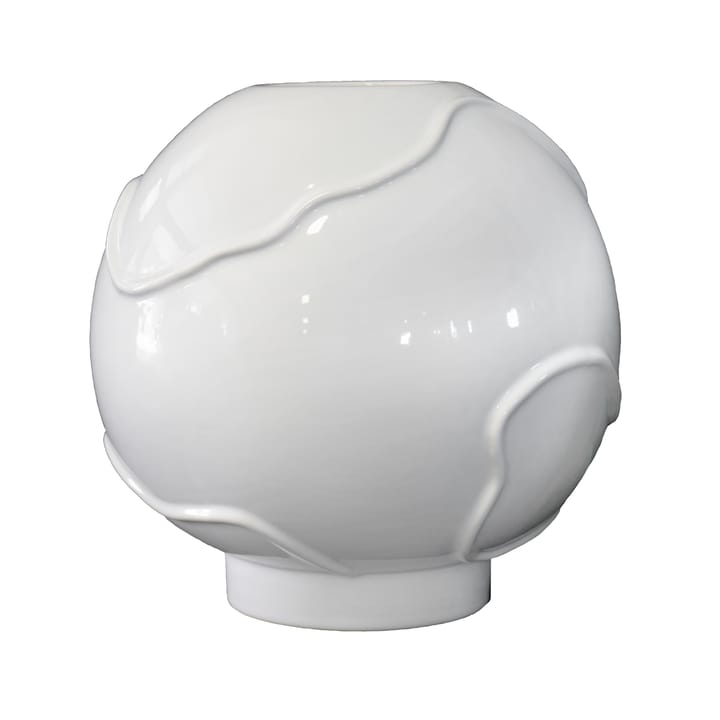 Form 花瓶 Ø25 cm, shiny 白色 DBKD